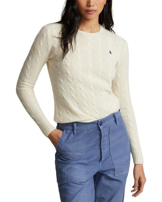 Polo Ralph Lauren Julianna Wool Cashmere Cable Stitch Sweater in at X-Small