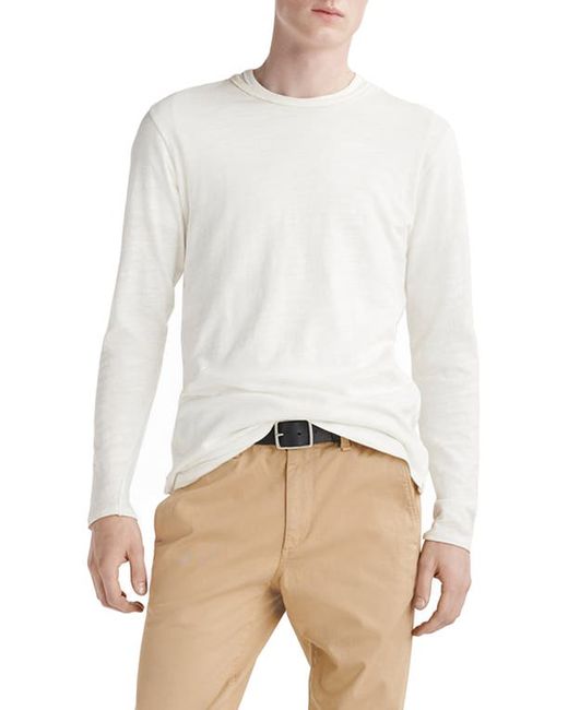 Rag & Bone Classic Long Sleeve Cotton T-Shirt in at X-Small