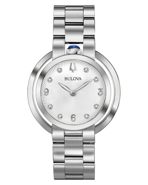 Bulova Classic Rubaiyat Diamond Bracelet Watch 35mm in Tone at