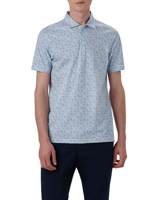 Bugatchi Victor OoohCotton Tile Print Polo in at Small