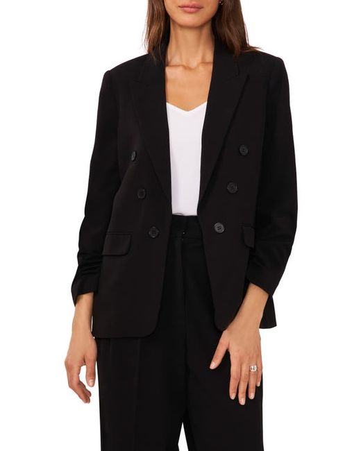 HalogenR halogenr Scrunch Sleeve Double Breasted Blazer in at Xx-Small
