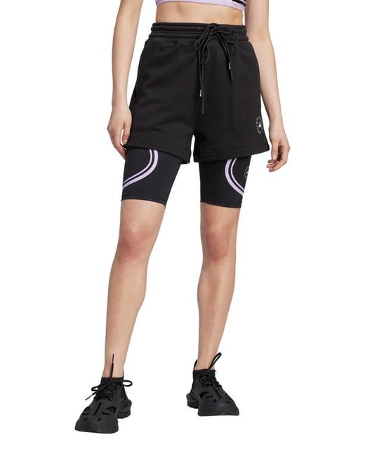 Adidas by Stella McCartney Organic Cotton French Terry Shorts in at Xx-Small