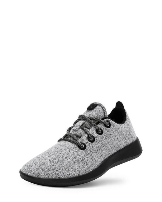 Allbirds Wool Runner Sneaker in Dapple Grey/Natural Black at