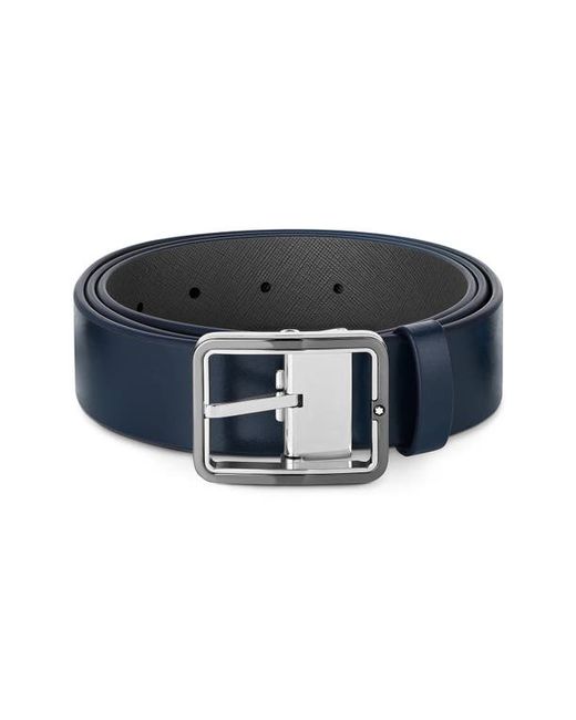 Montblanc Reversible Leather Belt in at