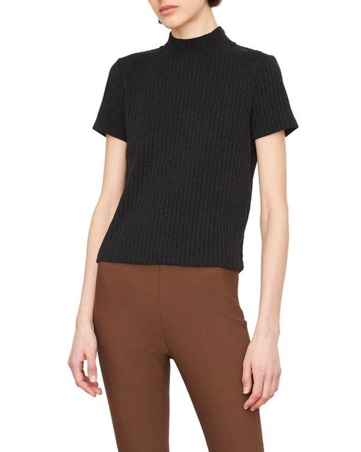 Vince Mock Neck Rib Sweater in at Xx-Small