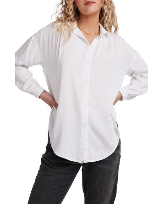 Bella Dahl Flowy Button-Up Shirt in at X-Small