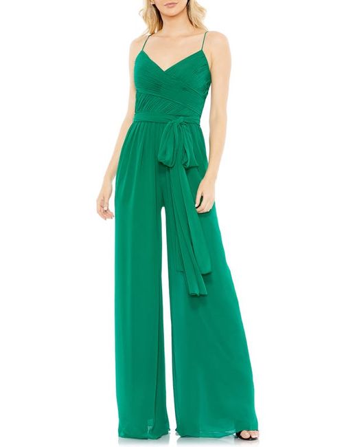 Mac Duggal Ruched Wide Leg Jumpsuit in at X-Small
