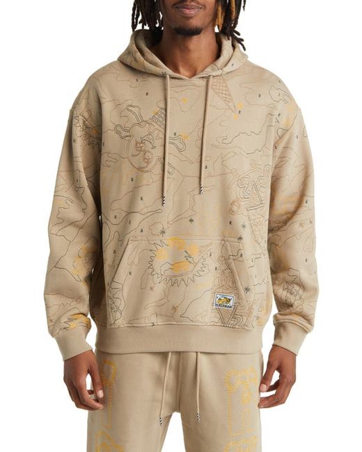 Icecream Camouflage Embroidered Hoodie in at Small