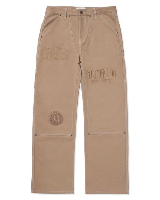 Honor The Gift Script Canvas Carpenter Pants in at 30