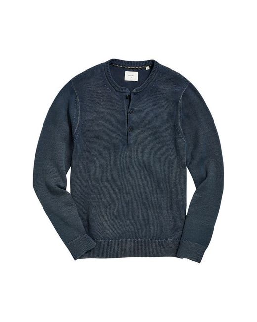 Billy Reid Cotton Alpaca Henley Sweater in at Small