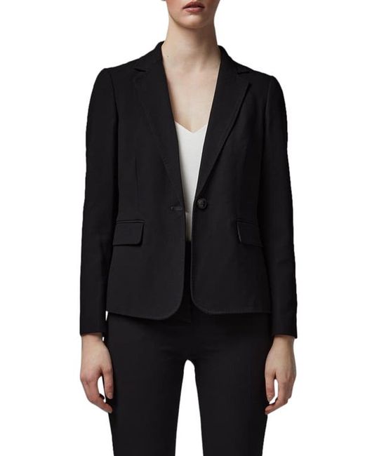 Lk Bennett Wiley One-Button Crepe Blazer in at 0 Us