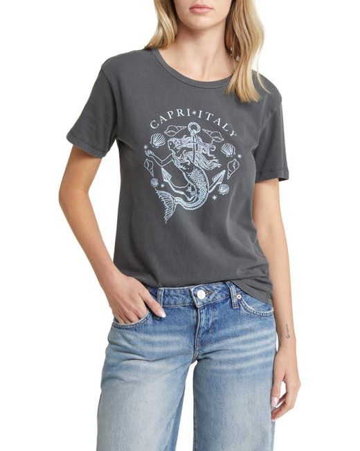 Golden Hour Capri Italy Mermaid Graphic T-Shirt in at