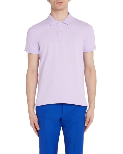 Tom Ford Short Sleeve Cotton Piqué Polo in at 38 Us