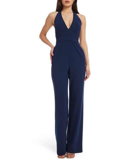 Dress the population Miller Halter Jumpsuit in at X-Small