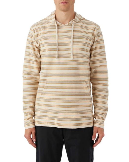 O'Neill Fairbanks Stripe Cotton French Terry Hoodie in at Small