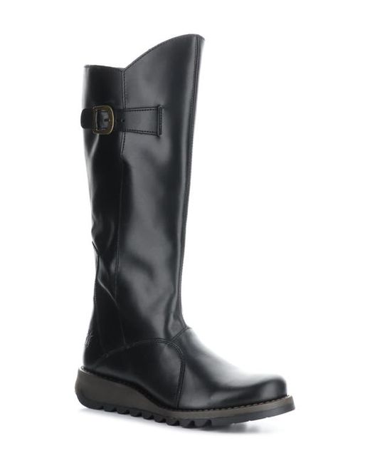 FLY London Mol Wedge Boot in at 6-6.5Us
