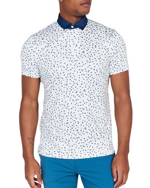 Redvanly Herrick Floral Performance Golf Polo in at Small