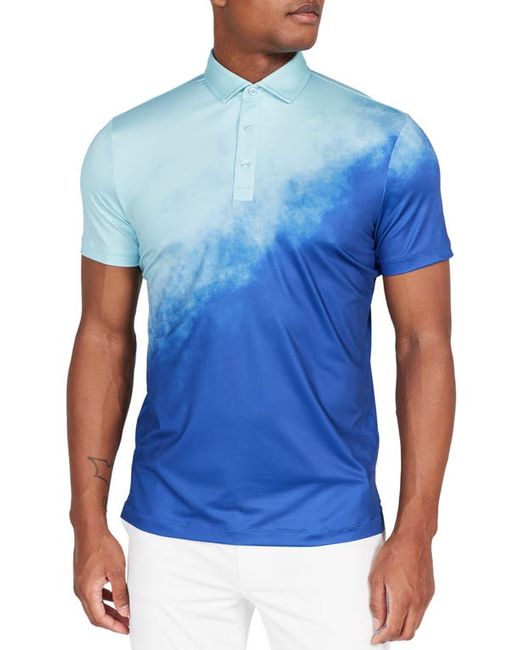 Redvanly Ruxton Ombré Performance Golf Polo in at X-Large