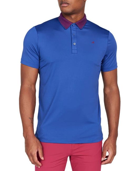 Redvanly Darby Contrast Collar Performance Golf Polo in at