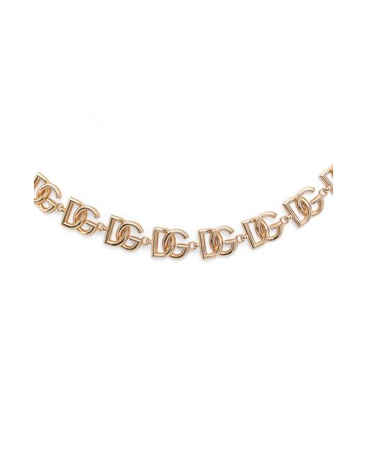 Dolce & Gabbana Logo Link Necklace in at