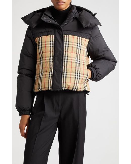 Burberry Lydden Reversible Down Puffer Jacket in at X-Small