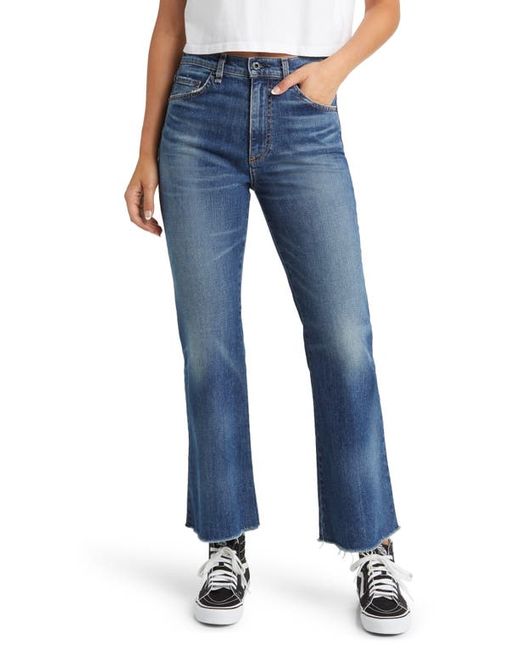 Askk Ny Geek Raw Hem Ankle Flare Jeans in at 25