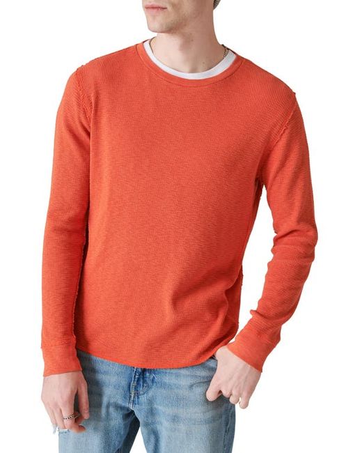 Lucky Brand Garment Dye Thermal T-Shirt in at Small