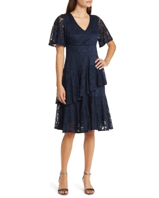 Kiyonna Lace Affair Cocktail Dress in at X-Small