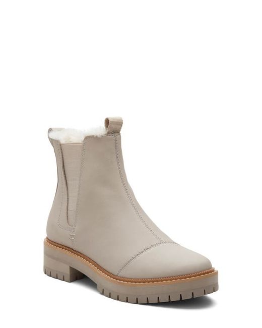 Toms Dakota Faux Fur Lined Chelsea Boot in at 7.5