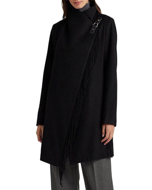 Lauren Ralph Lauren Drape Wool Blend Coat in at