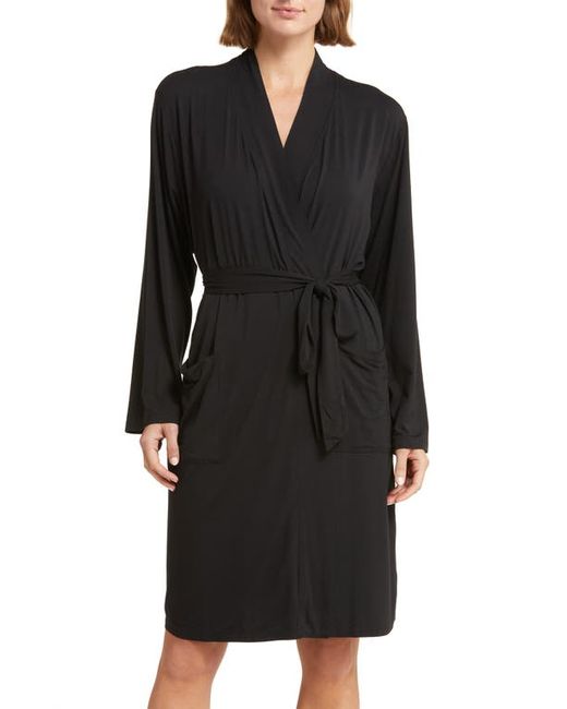Barefoot Dreams Tie Waist Jersey Robe in at Small