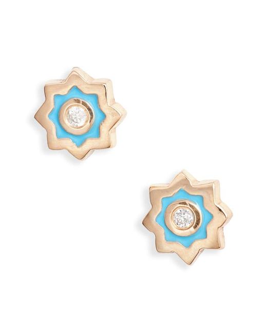 Anzie Icon Diamond Stud Earrings in at