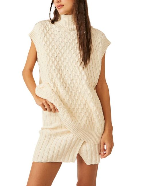 Free People Rosemary Cotton Blend Sweater Miniskirt Set in at X-Small