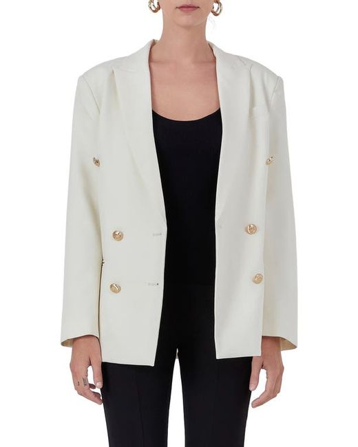 Endless Rose Double Breasted Blazer in at X-Small