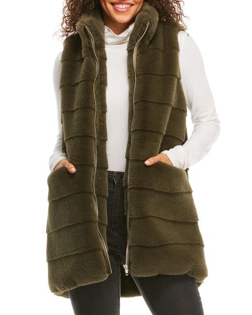 Donna Salyers Fabulous Furs Faux Fur Vest in at