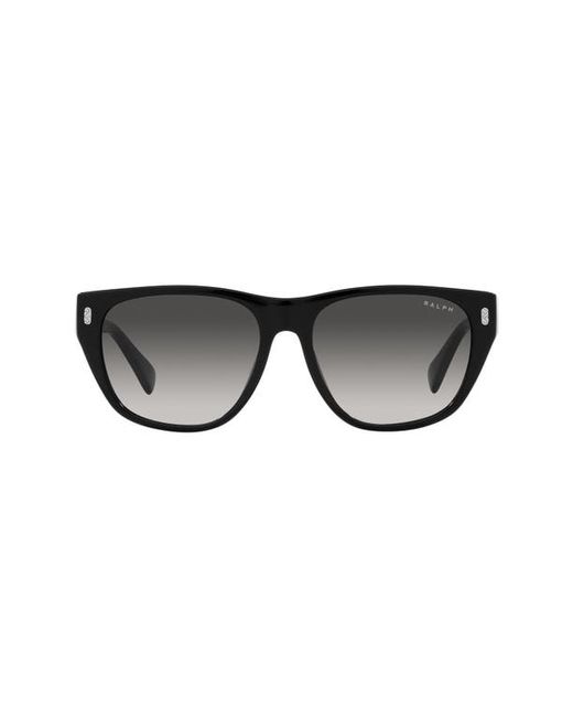 Ralph 55mm Gradient Irregular Sunglasses in at