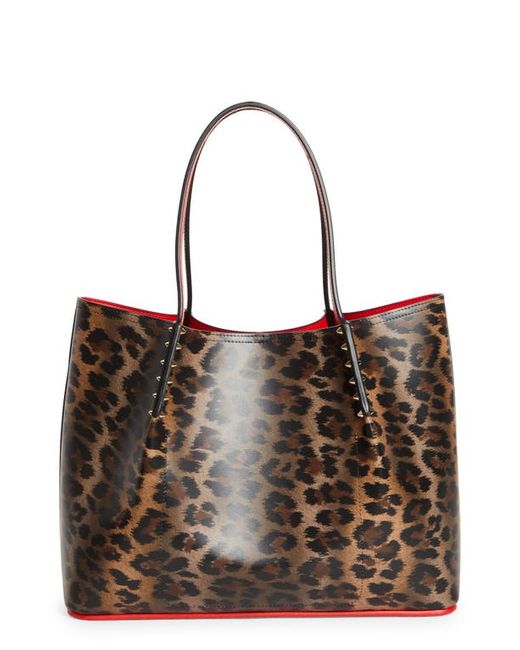 Christian Louboutin Cabarock Leopard Tote in at