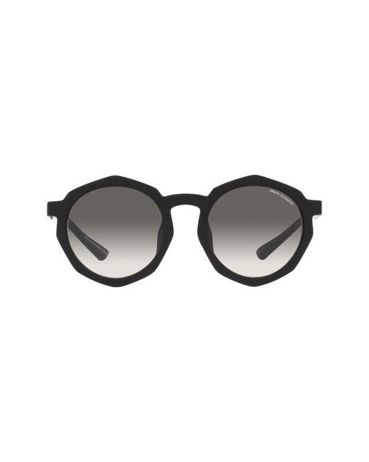Armani Exchange 51mm Gradient Irregular Sunglasses in at