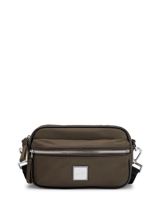 Boss Lennon East/West Recycled Polyester Sling Bag in at