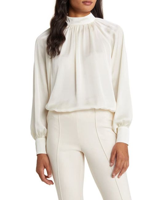 AK Anne Klein Mock Neck Blouse in at Small