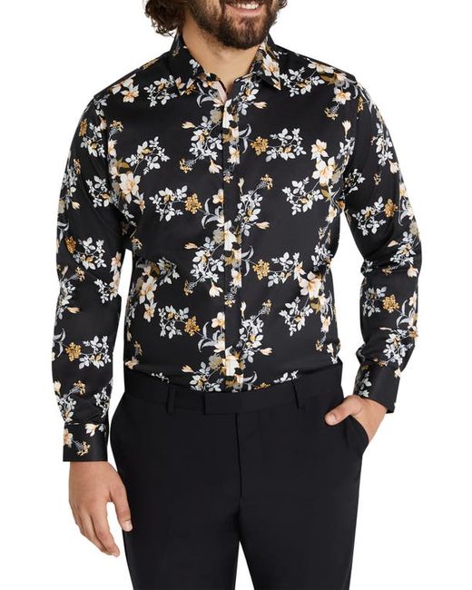 Johnny Bigg Miles Floral Button-Up Shirt in at Large