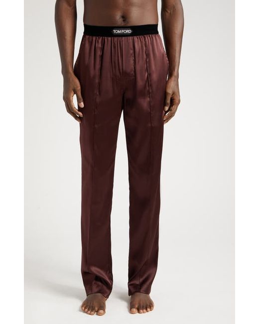 Tom Ford Stretch Silk Pajama Pants in at Medium