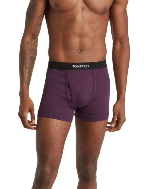 Tom Ford Cotton Stretch Jersey Boxer Briefs in at Large