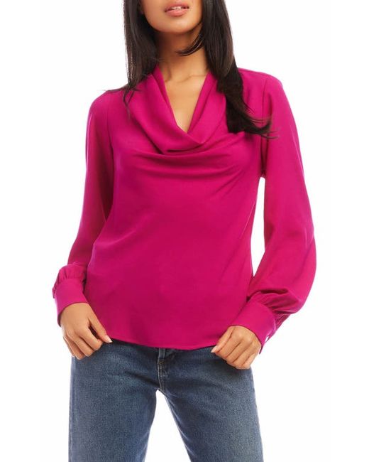Fifteen-Twenty Cowl Neck Blouse in at X-Small