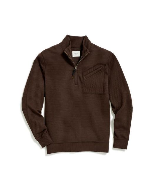 Billy Reid Double Knit Half-Zip Pullover in at Small