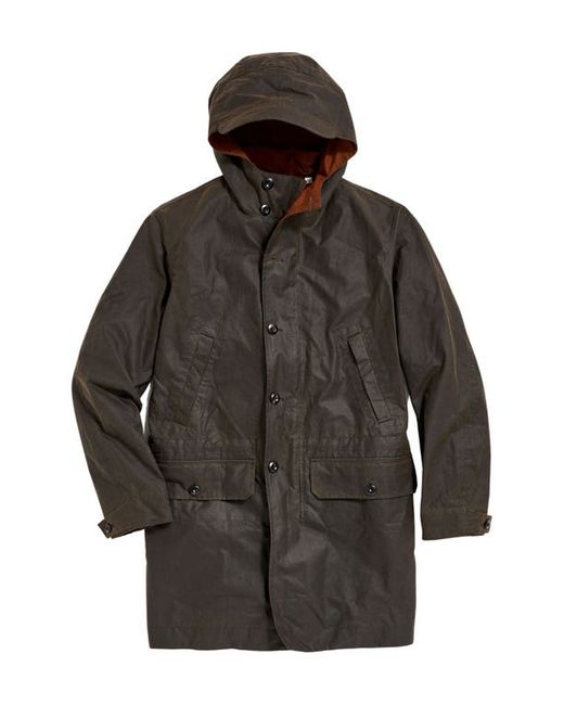 Billy Reid Waxed Cotton Rain Parka in at Small