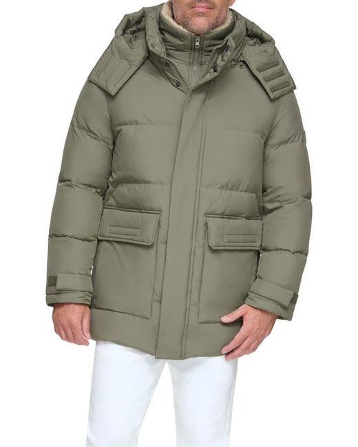 Andrew Marc Oswego Water Resistant Down Feather Fill Parka in at Small