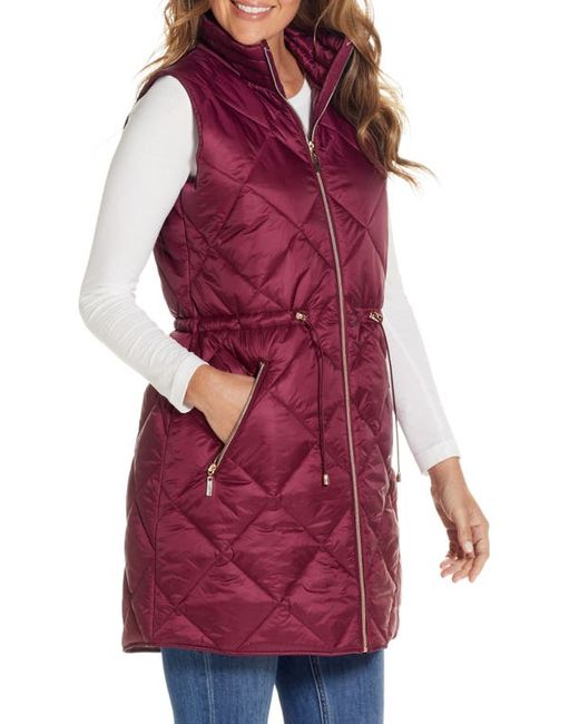 Gallery Diamond Quilted Puffer Vest in at Medium