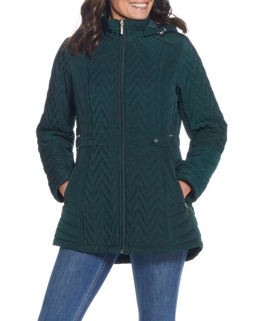Gallery Hooded Quilt Jacket in at Small