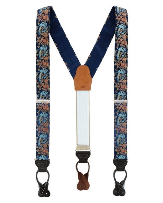 Trafalgar Bird of Prosperity Silk Suspenders in at